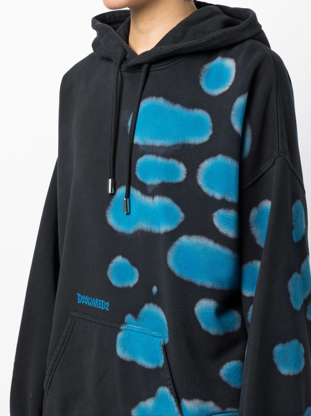 asymmetric slouchy hoodie - 5