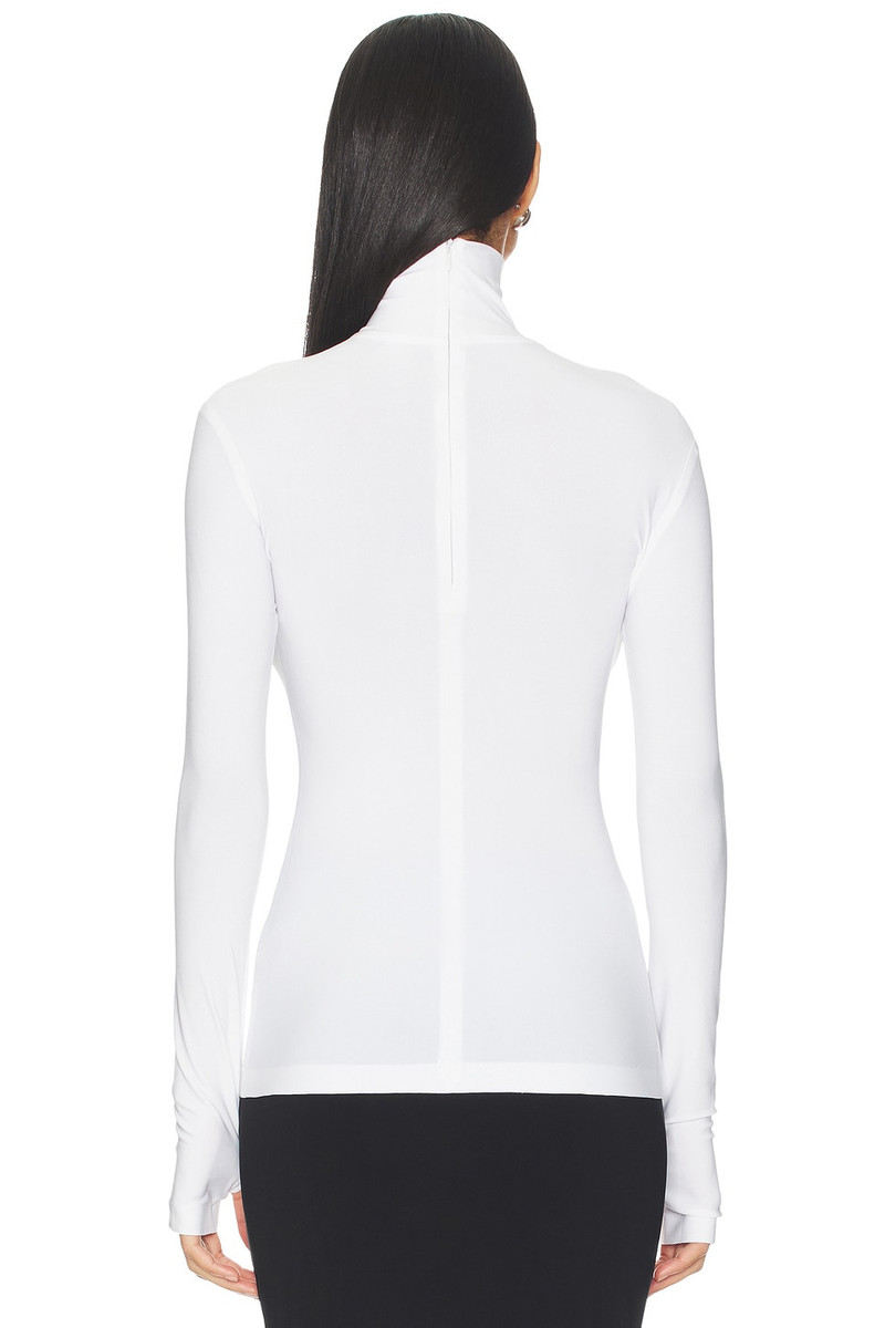 NORMA KAMALI Slim Fit Long Sleeve Turtle Top outlook