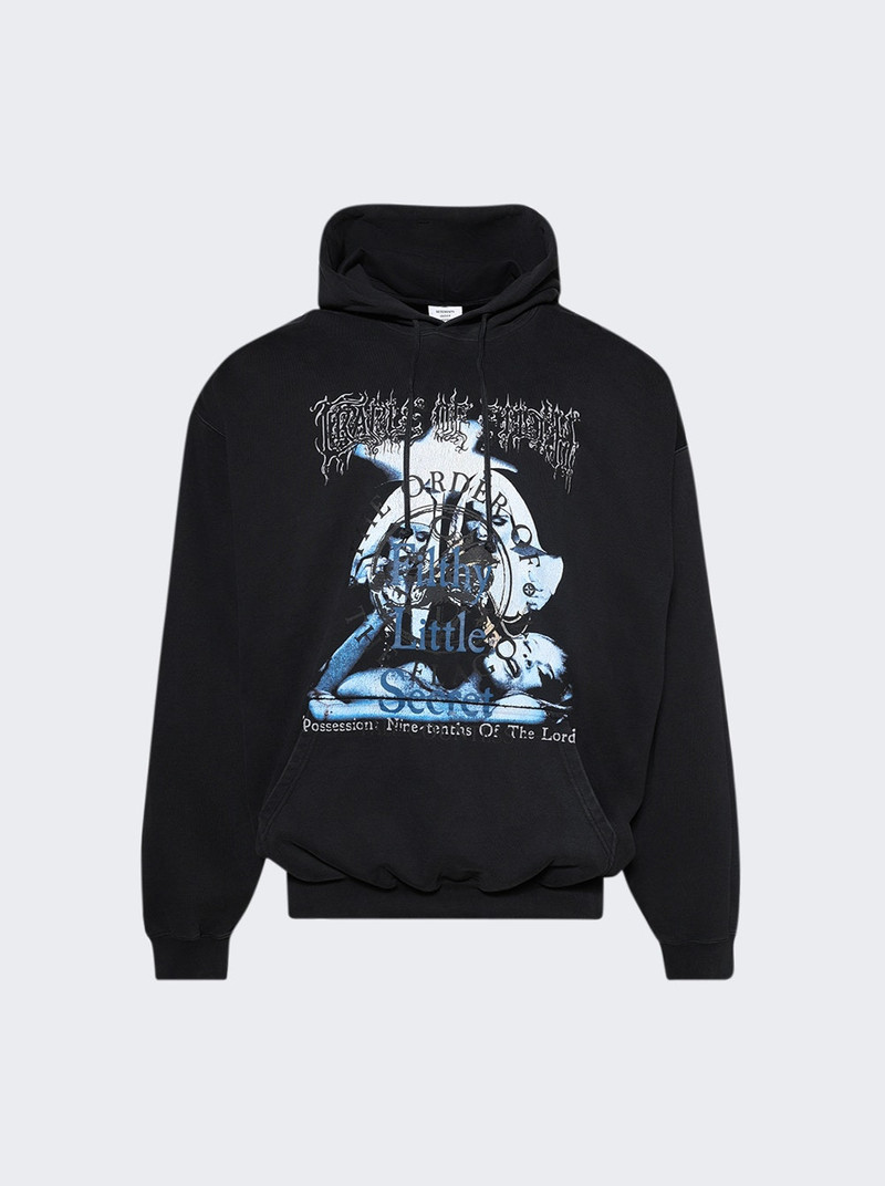 Cof Filthy Secret Oversized Hoodie Washed Black 1