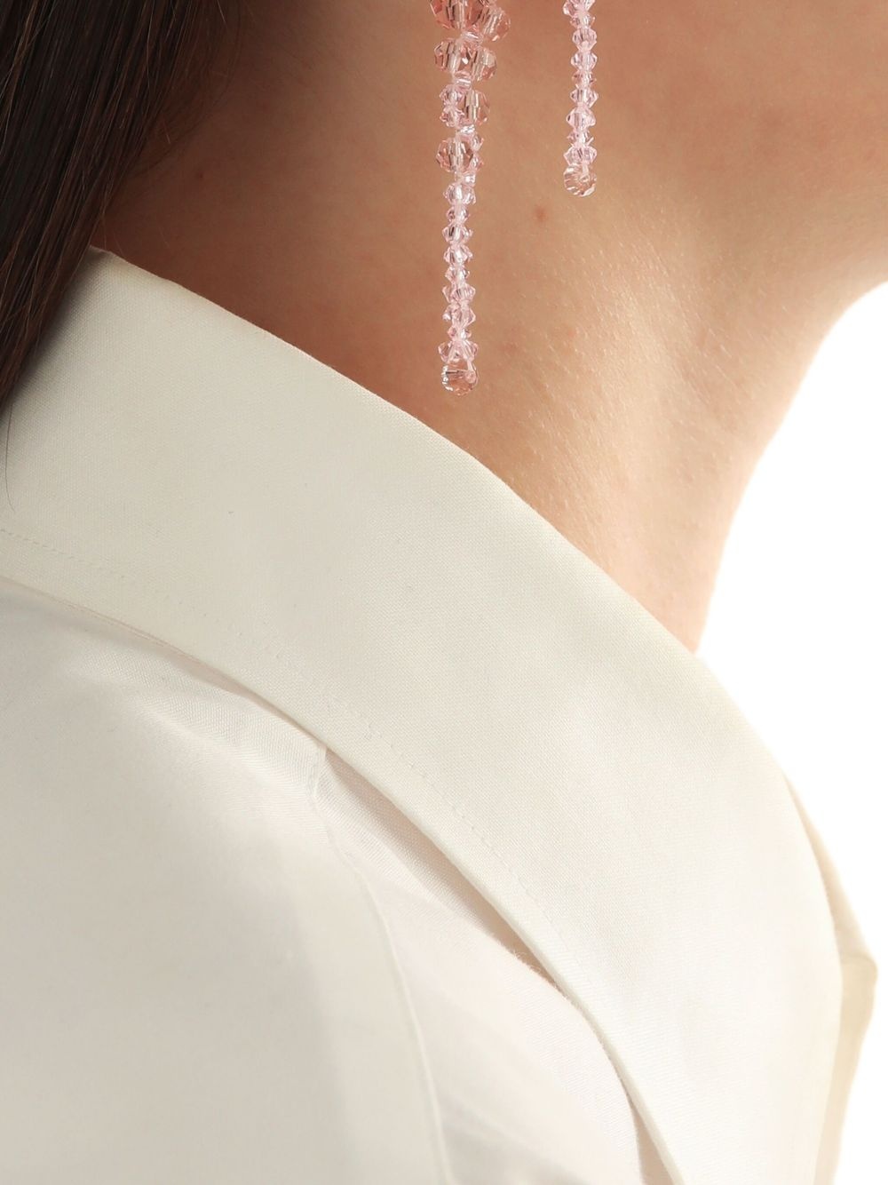 crystal-embellished earrings - 2