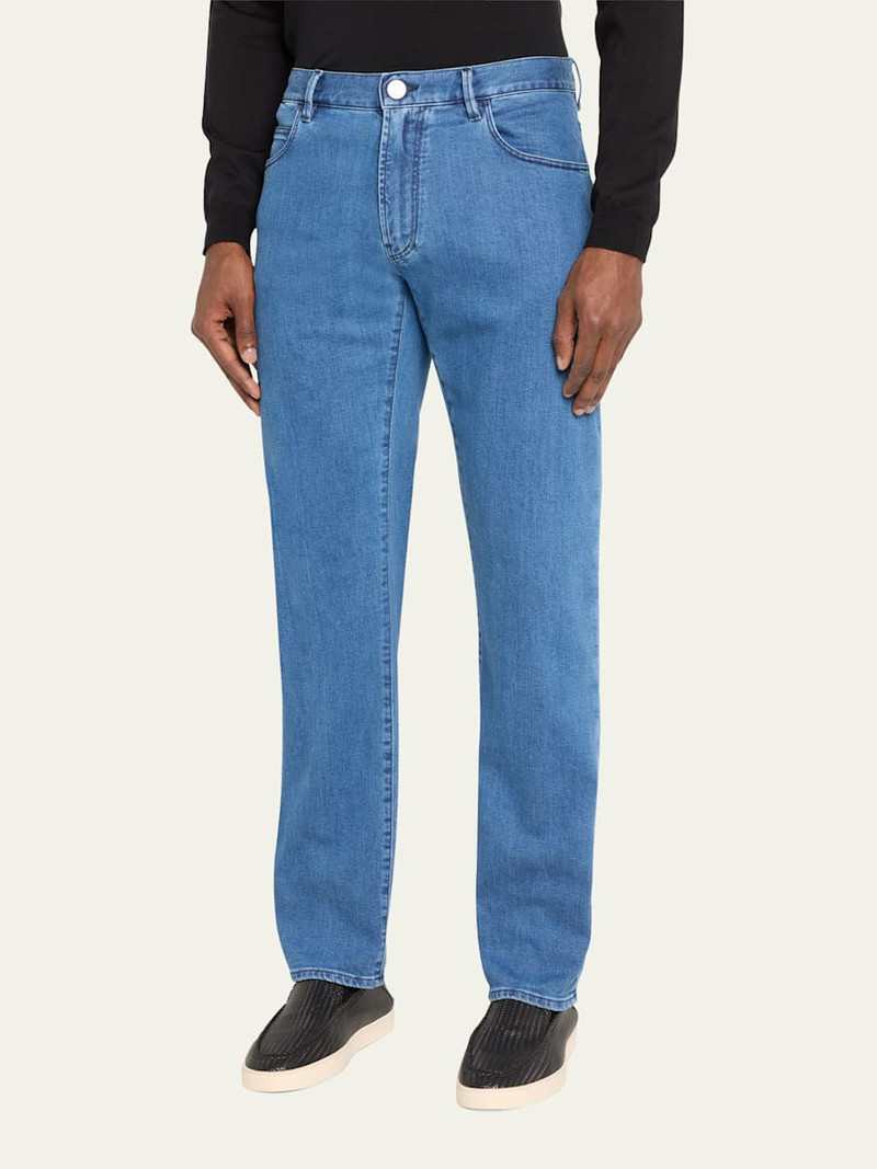 GIORGIO ARMANI Men's Straight-Leg Jeans outlook
