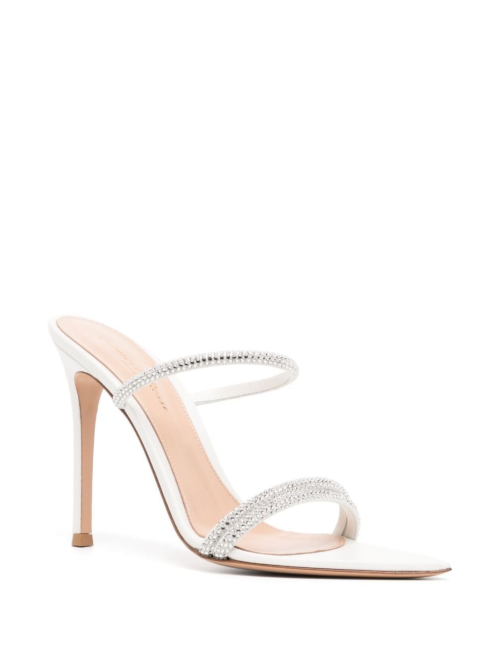 Cannes 105mm leather sandals - 2