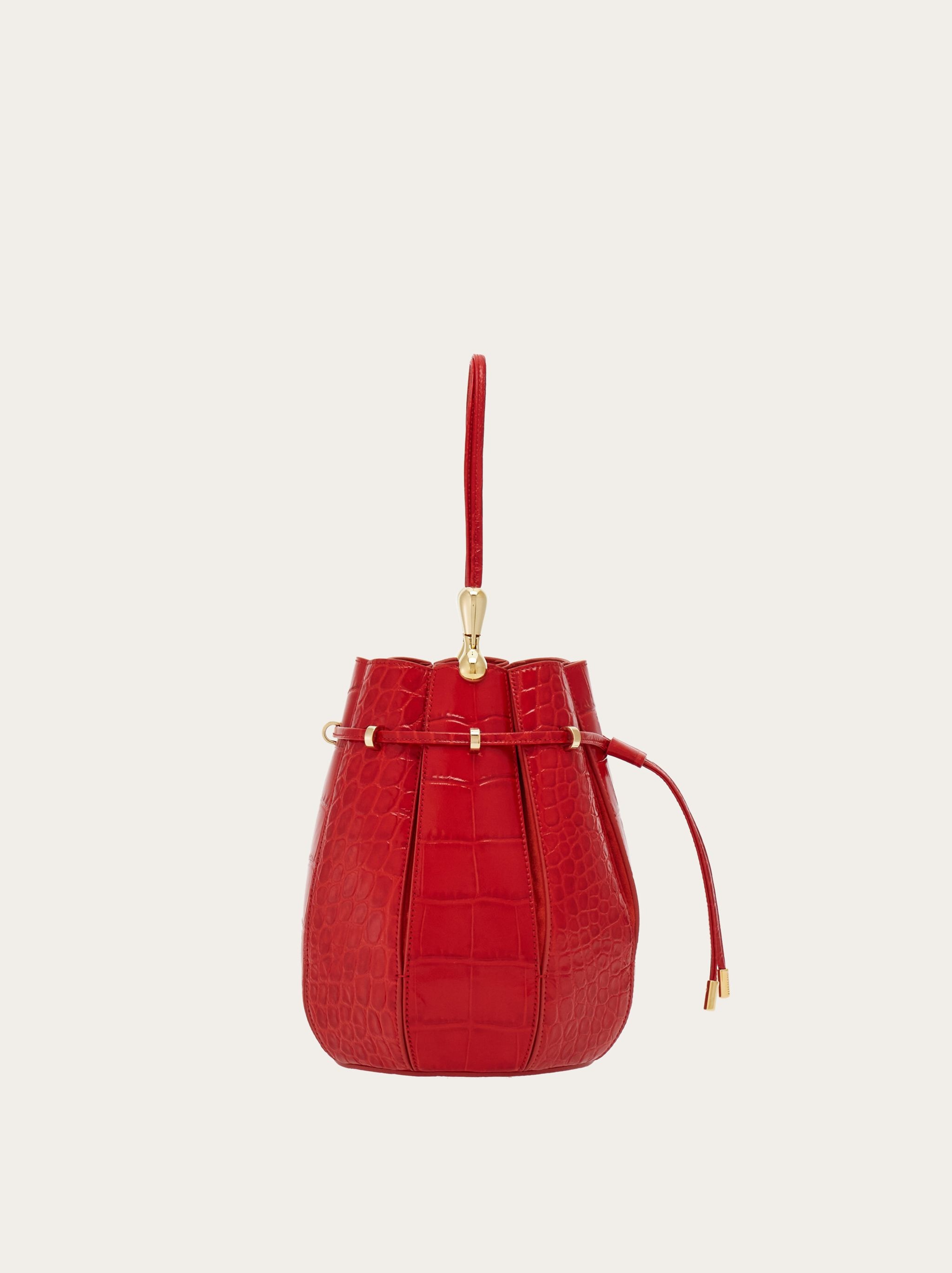 Bucket bag with inlays (M) - 3