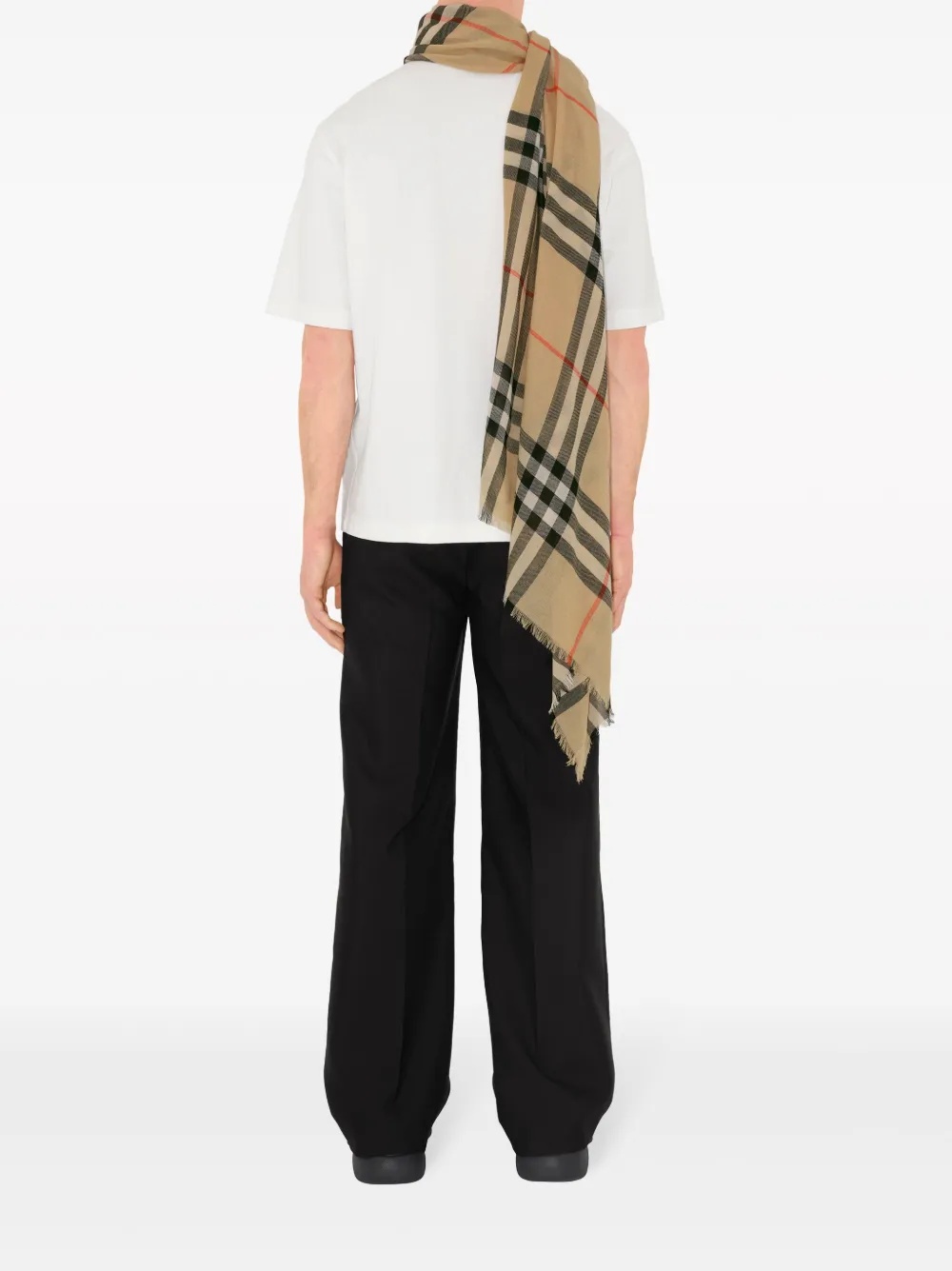 BURBERRY - Women MU GC Lightweight Wool Scarves - 4