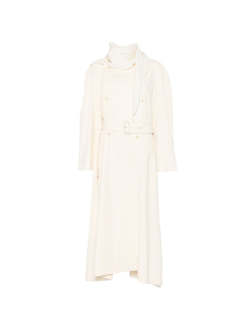belted double-breasted coat 1