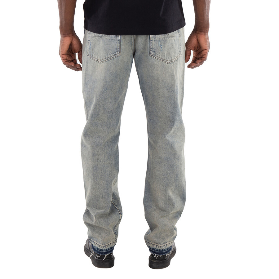 Amiri Men's Antique Indigo Released Hem Straight Jeans - 6