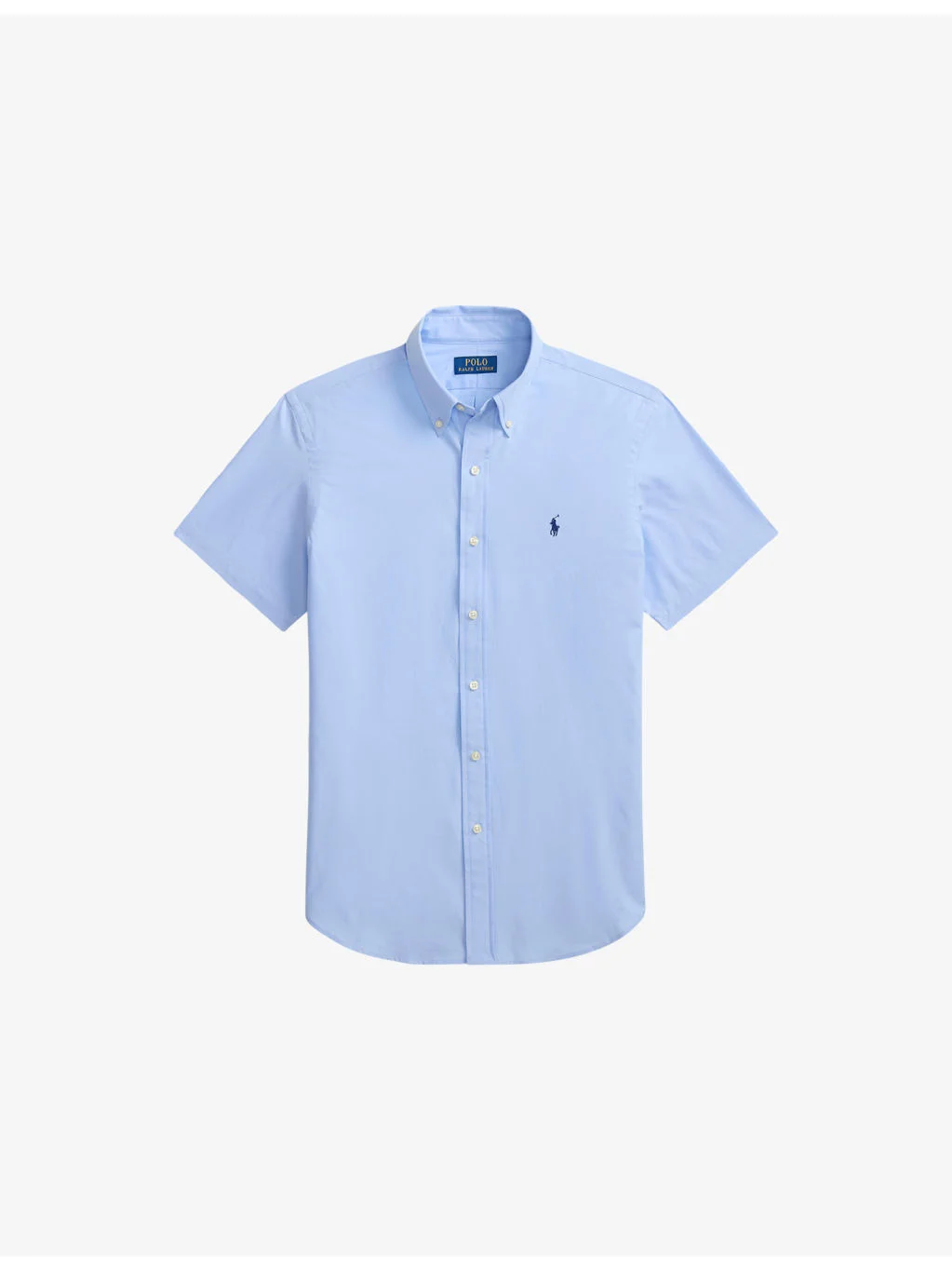 Brand-Embroidered Custom-Fit Cotton-Poplin Shirt - 1