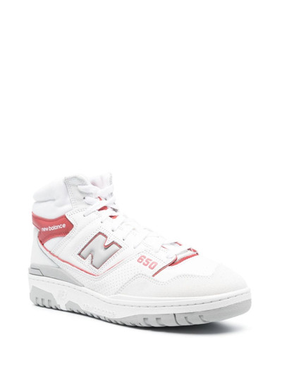New Balance 650 high-top sneakers outlook