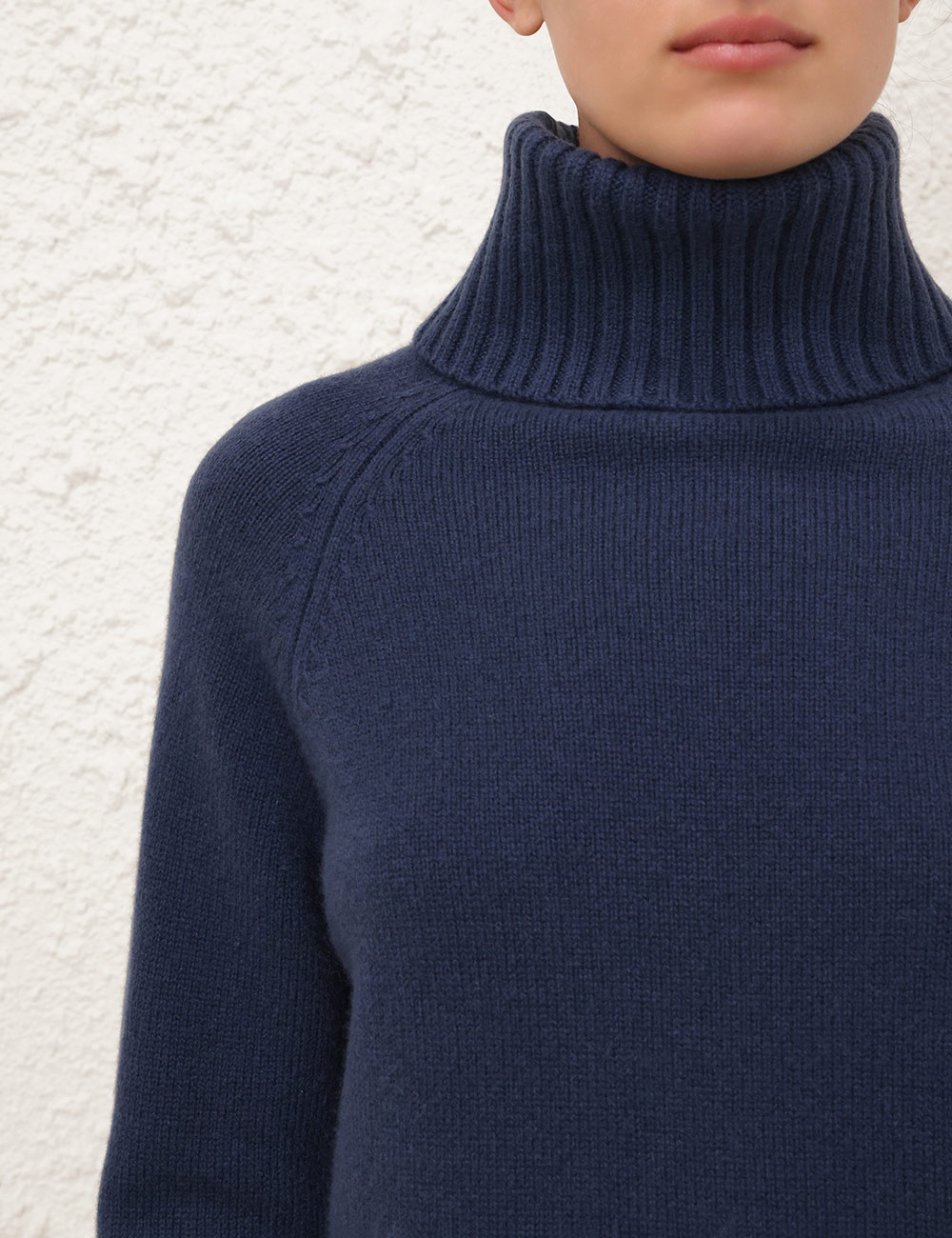FUNNEL NECK SWEATER - 5