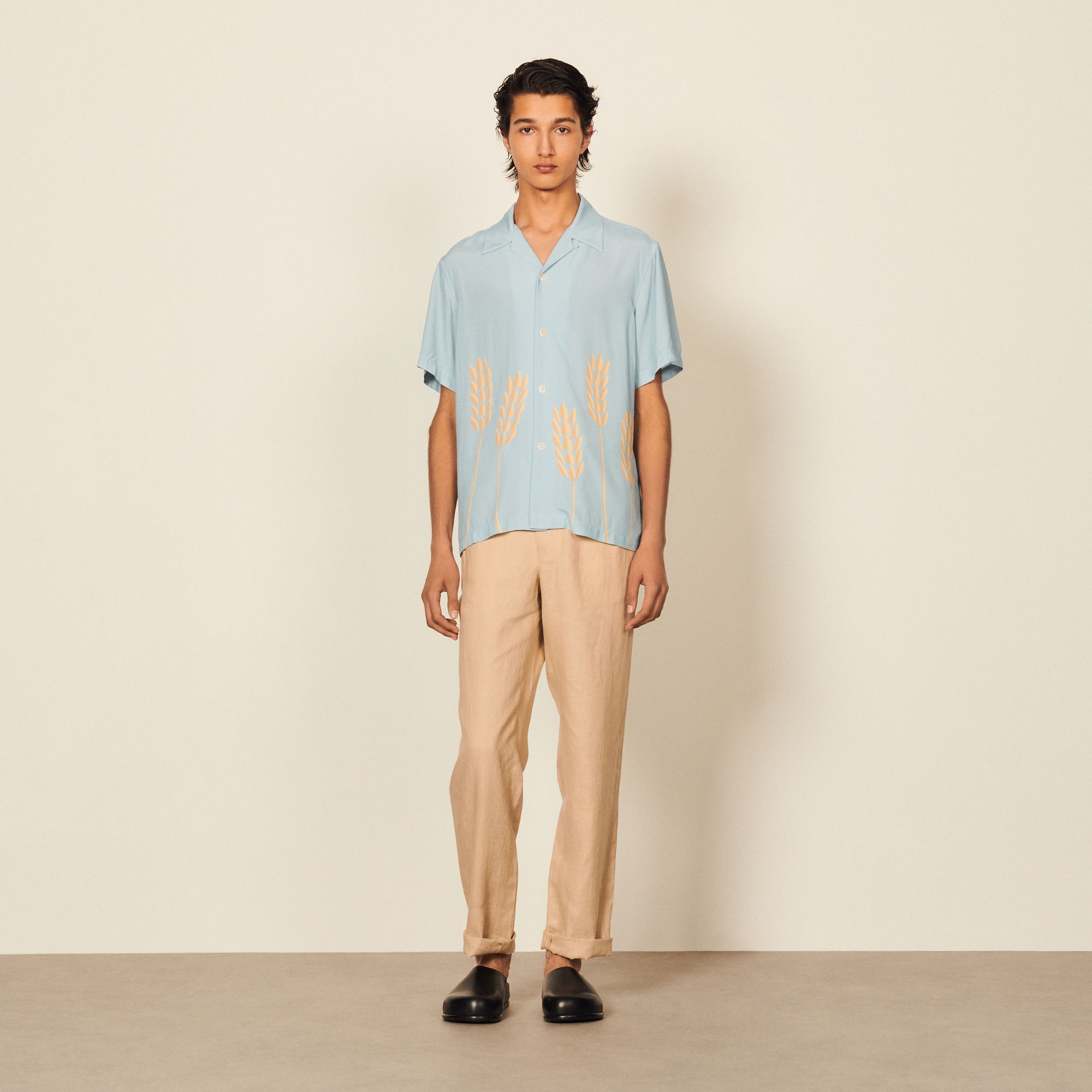 Printed flowing shirt - 6