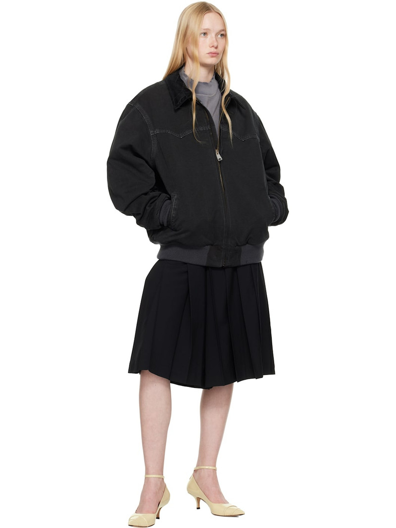 Maison Margiela Black Yoke Caban Jacket outlook