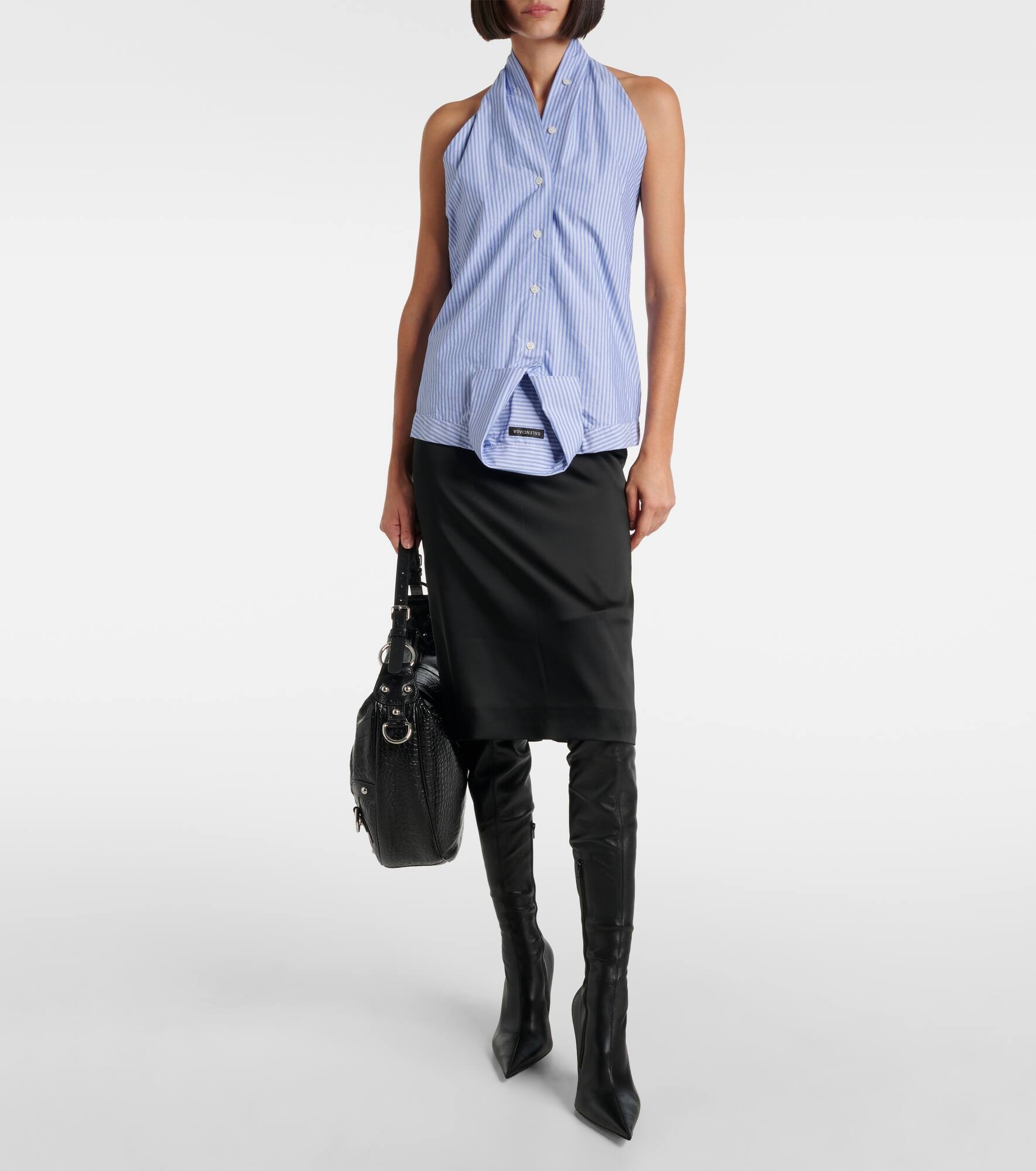Avenue leather over-the-knee boots - 3