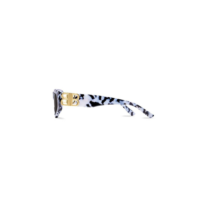 Women's Dynasty D-frame Sunglasses in White 3