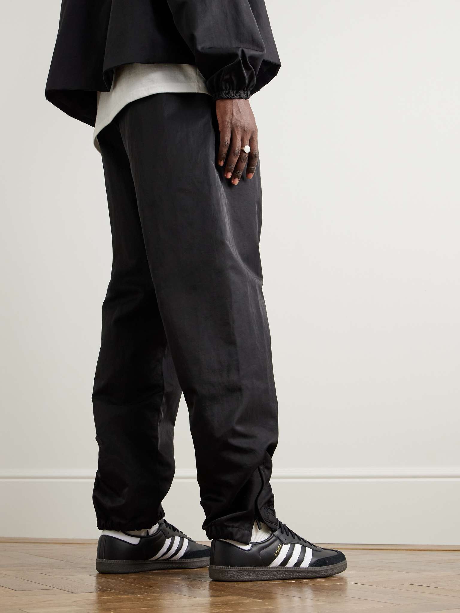 Tapered Logo-Appliquéd Recycled-Shell Track Pants - 3