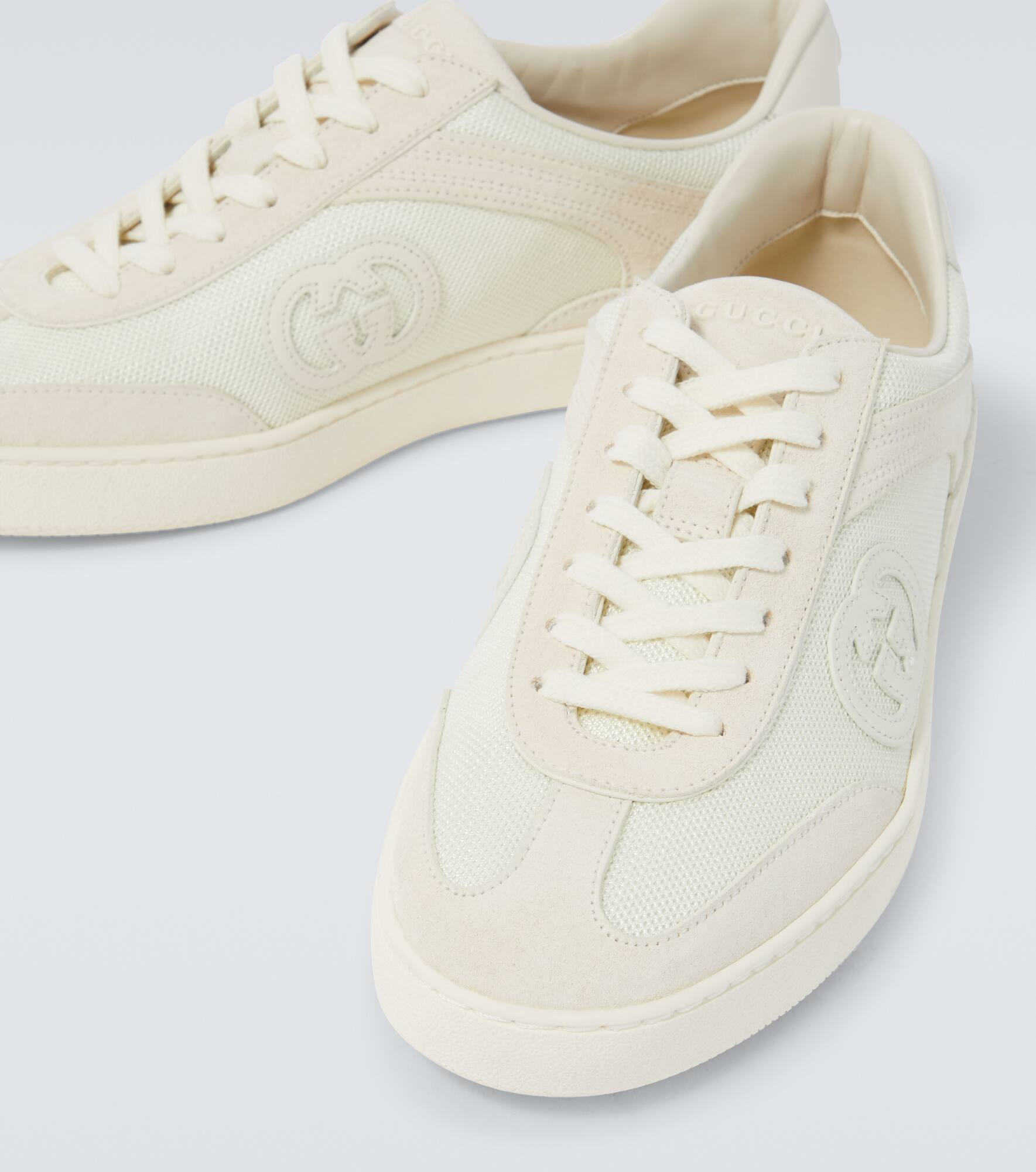 G75 suede and canvas sneakers - 3