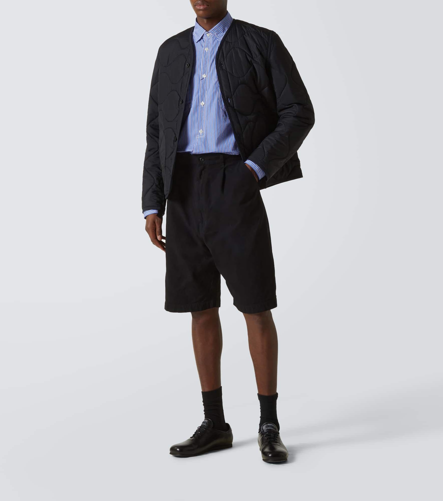 Pleated high-rise shorts - 2
