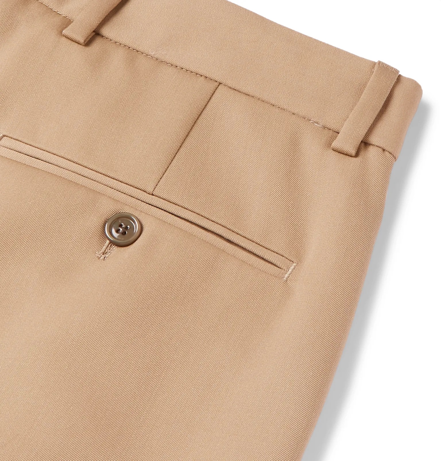 Tapered Pleated Wool-Twill Trousers - 6