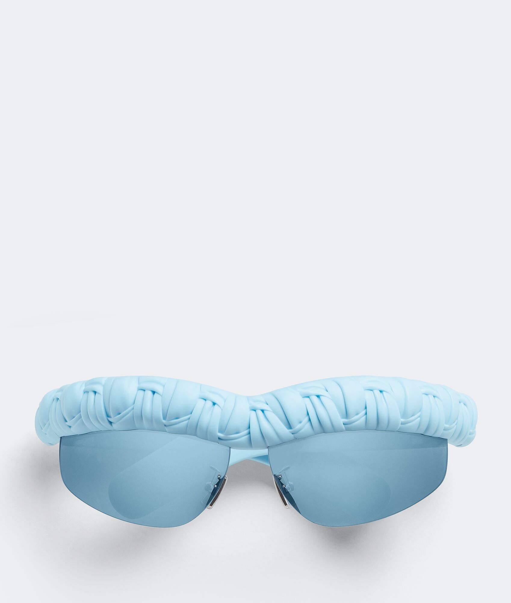Pleat Wraparound Sunglasses - 1