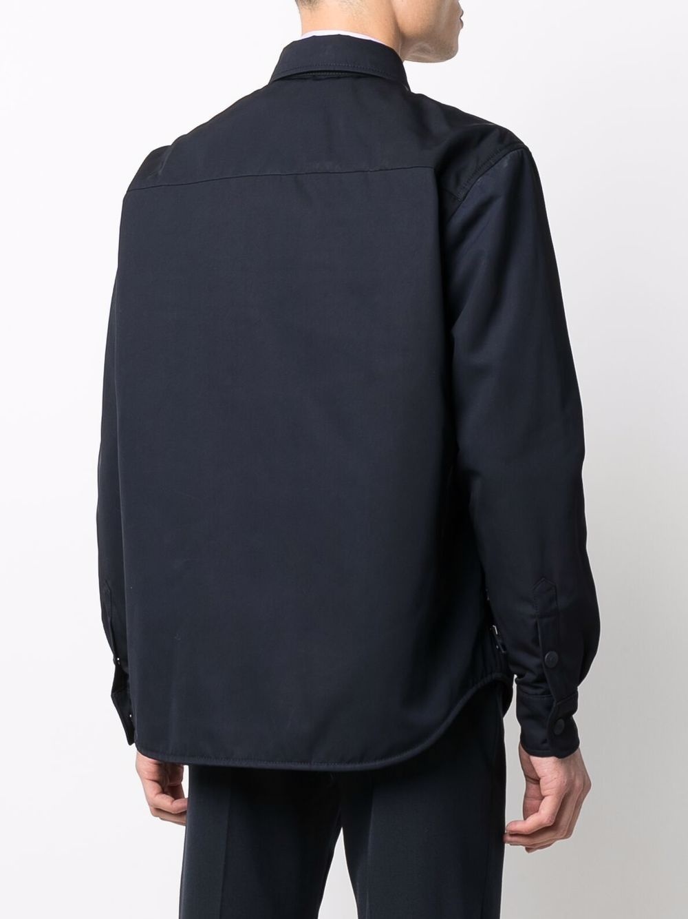 long-sleeved shirt jacket - 4