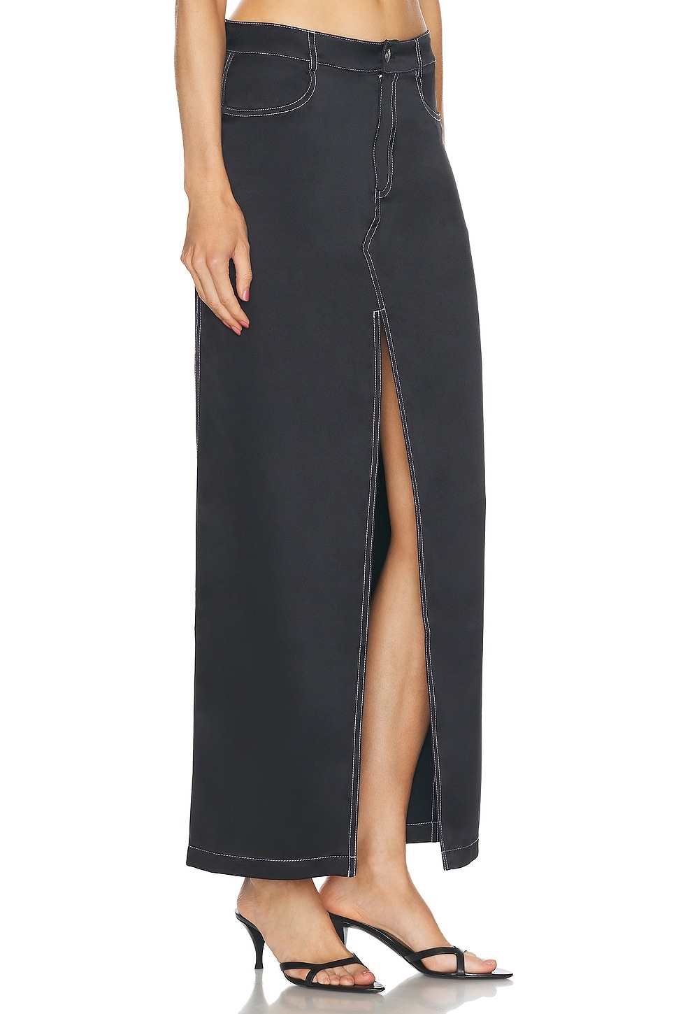 Silk Maxi Skirt - 2