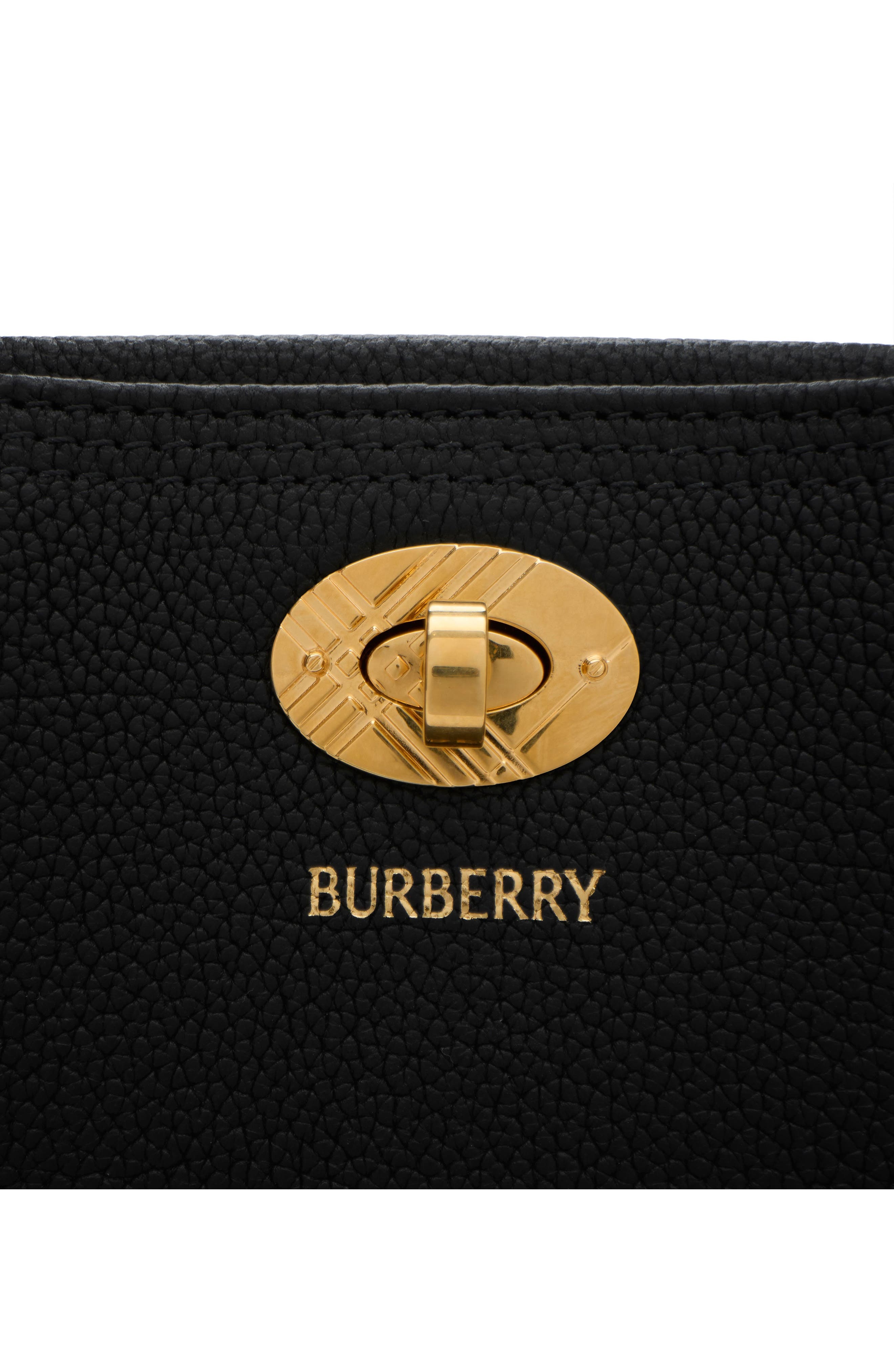 burberry Small Cotswolds Leather Tote in Black at Nordstrom - 5