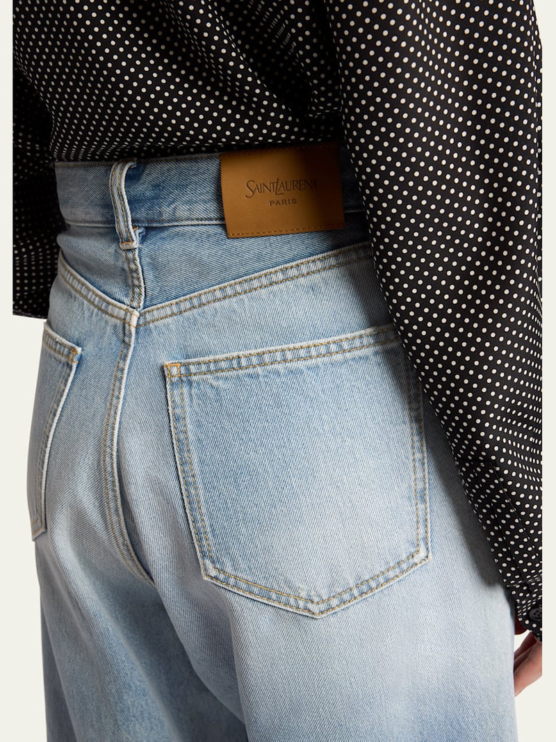 SAINT LAURENT Mid Rise Denim Pants outlook