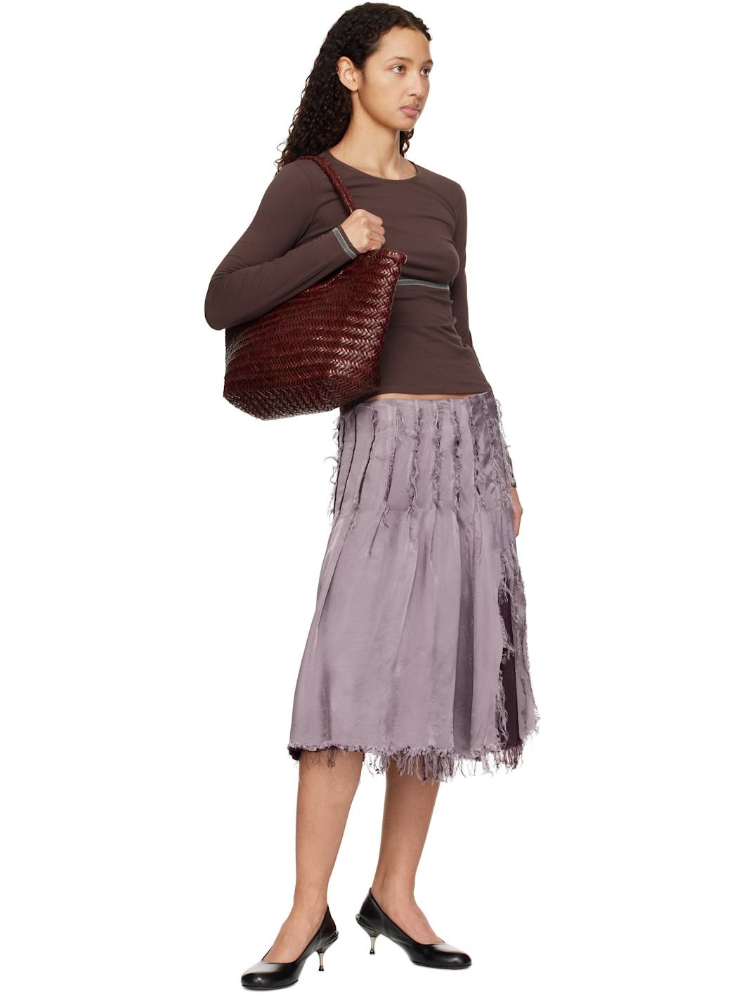 Burgundy Nantucket Big Bag - 4