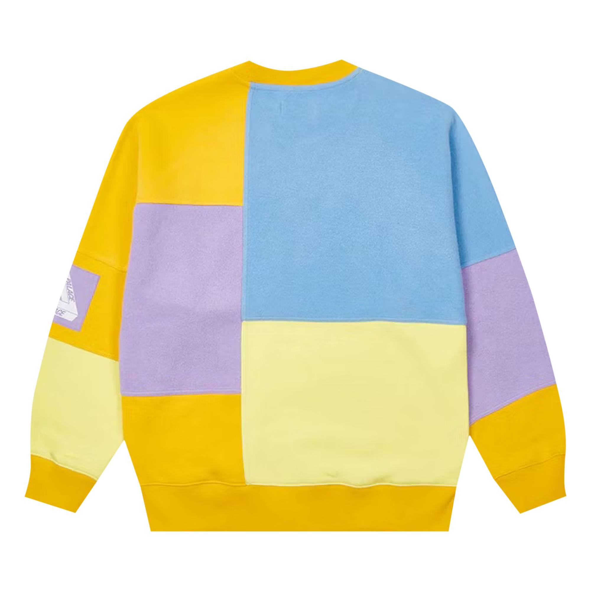 Palace Colour Block Crew 'Blue/Orange/Lilac' - 2