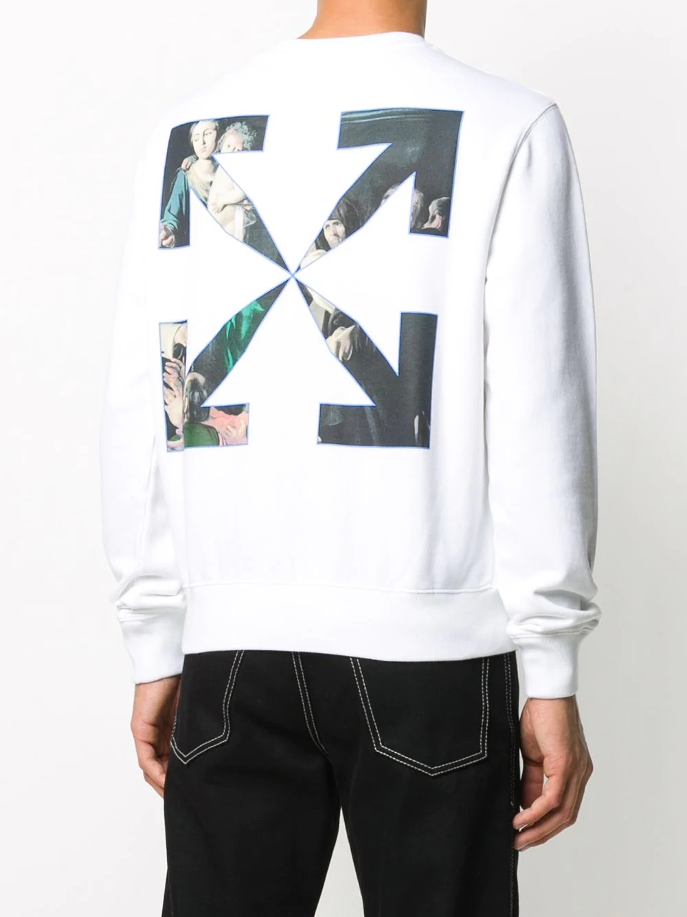 Caravaggio print sweatshirt - 4