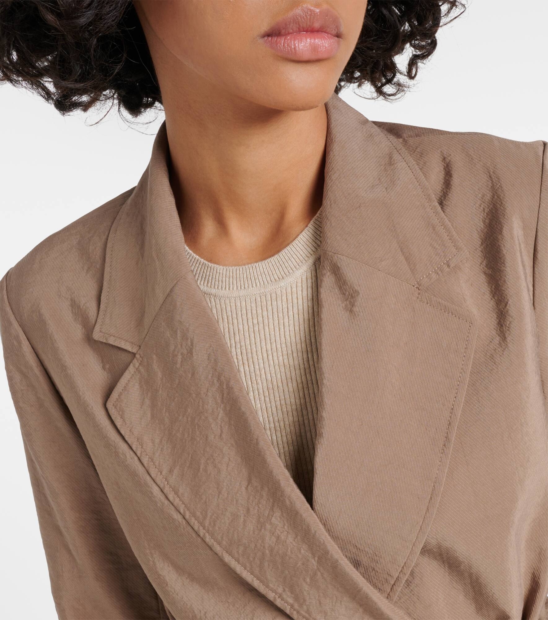 Mayet silk-blend twill blazer - 4