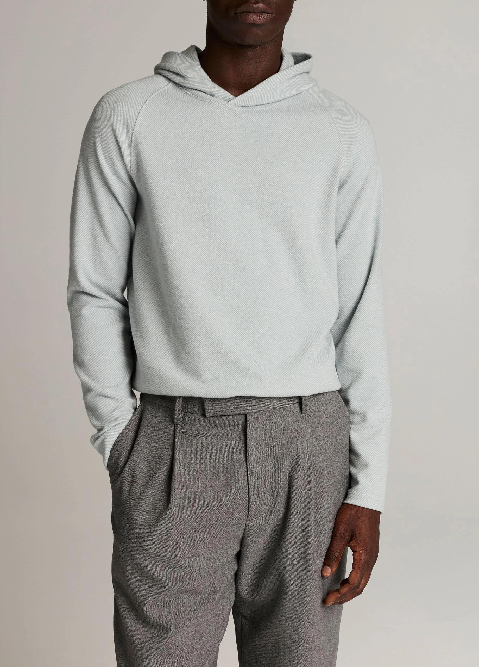 Broken Twill Pullover Hoodie - 1