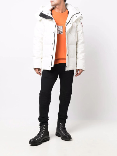 Canada Goose white padded coat outlook