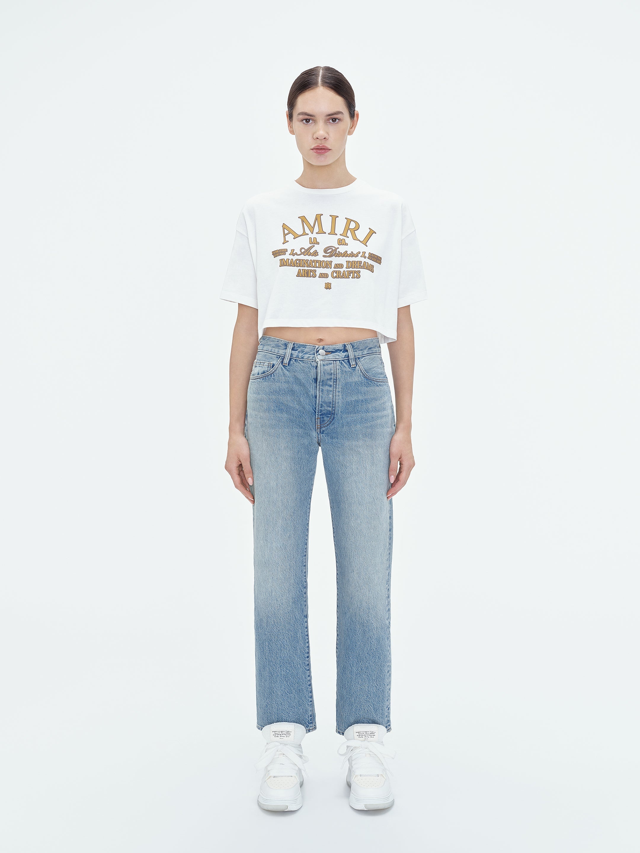【AMIRI】 ARTS DISTRICT CROPPED TEE AMIRI ARTS DISTRICT CROPPED TEE | amiri | REVERSIBLE