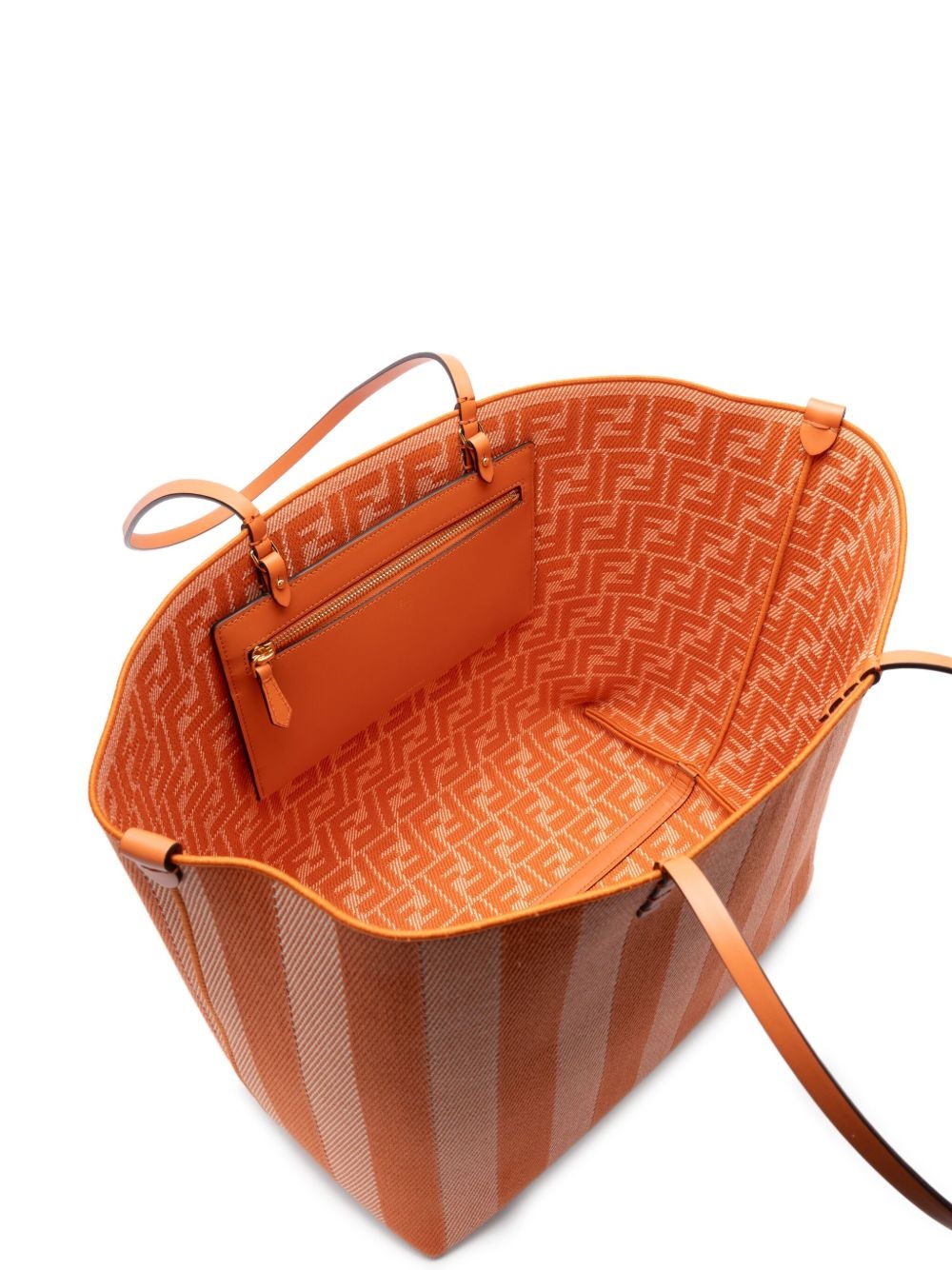 large Roll striped tote bag - 5