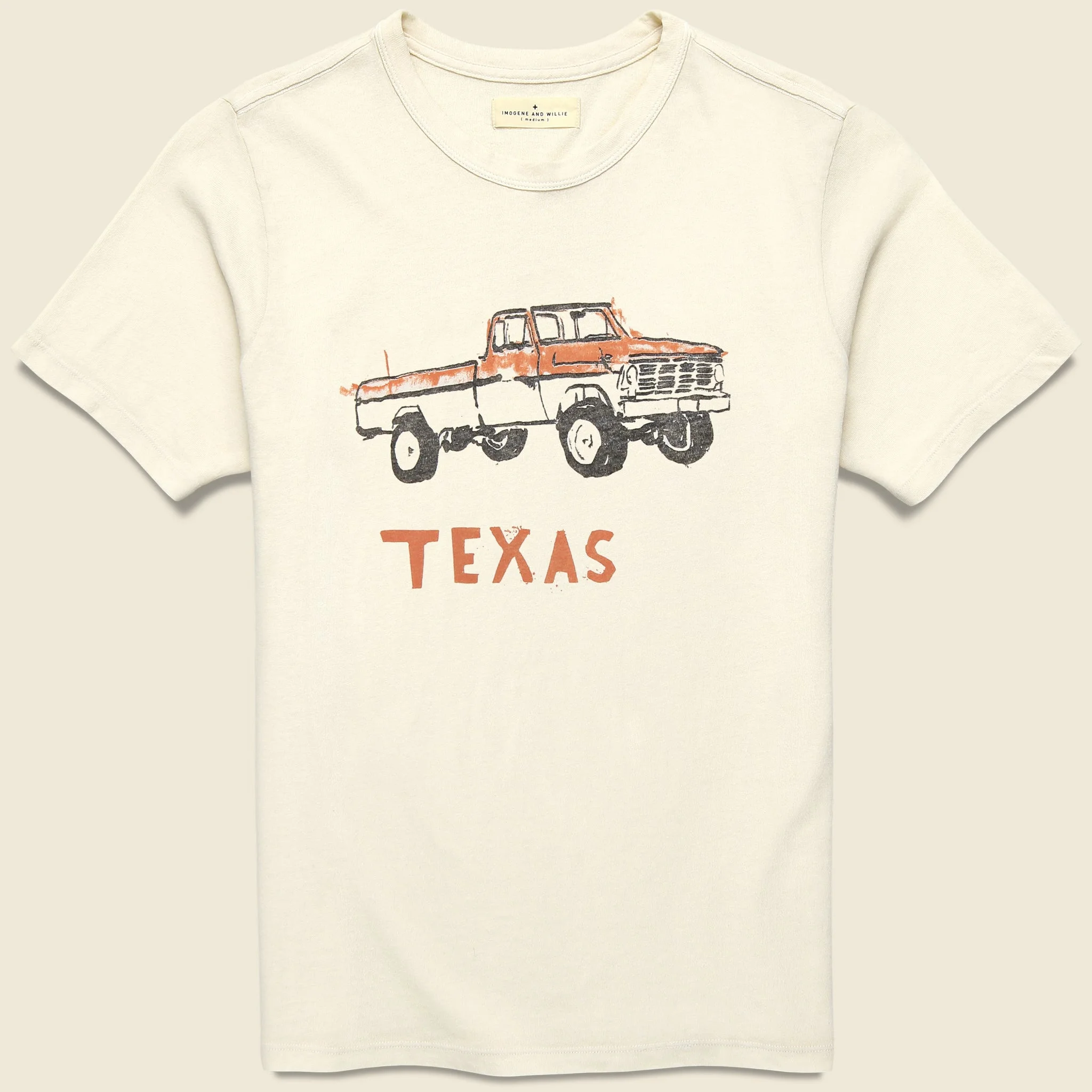 Texas Truck Tee - Vintage White - 1