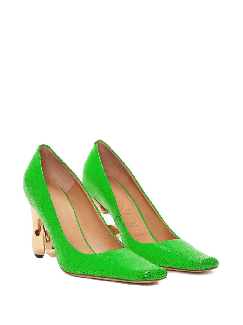 JW Anderson JW Bubble Heel leather pumps outlook