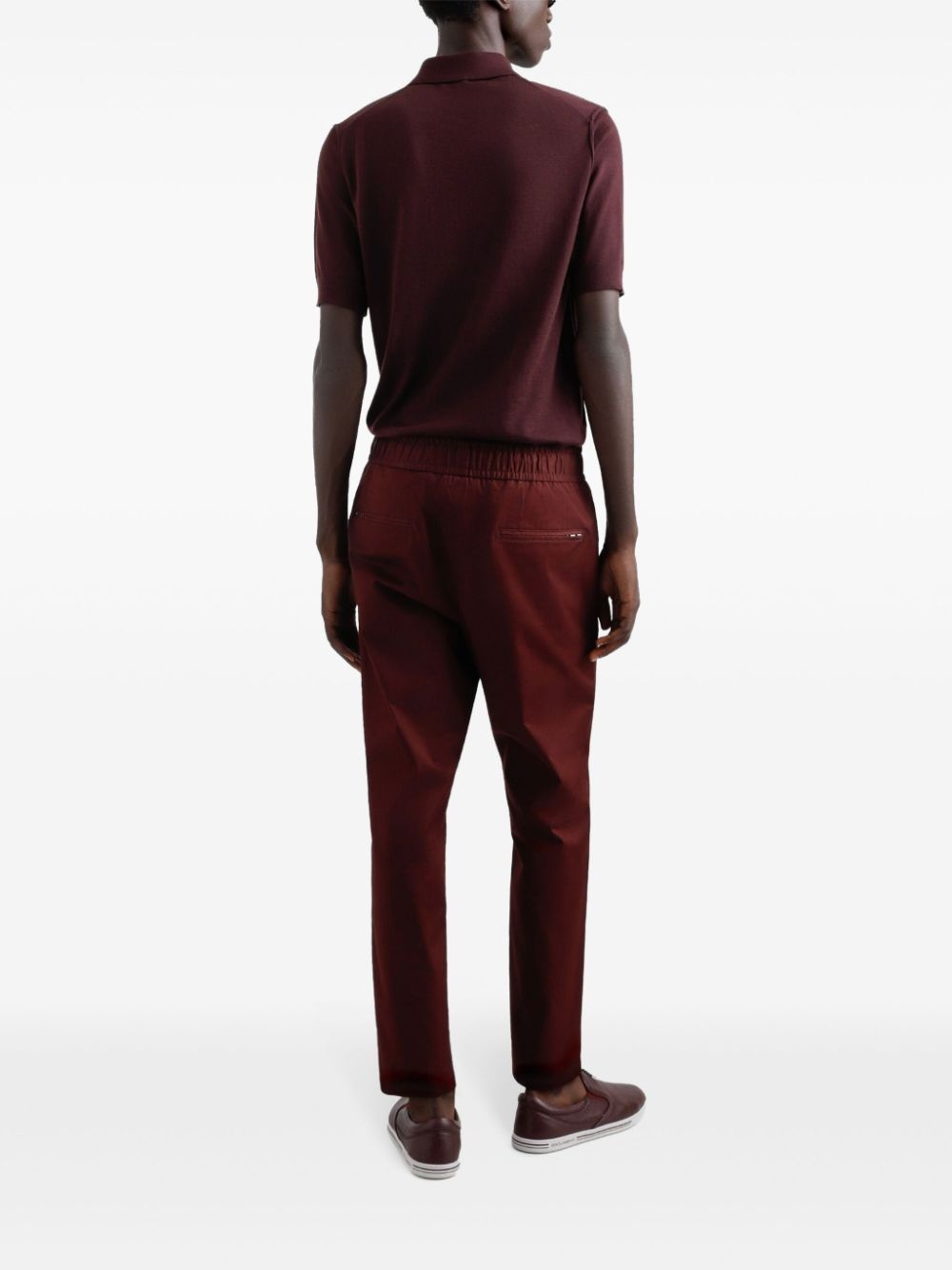 drawstring track pants - 3