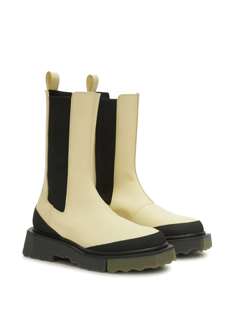 Off-White sponge-effect sole chelsea boots outlook