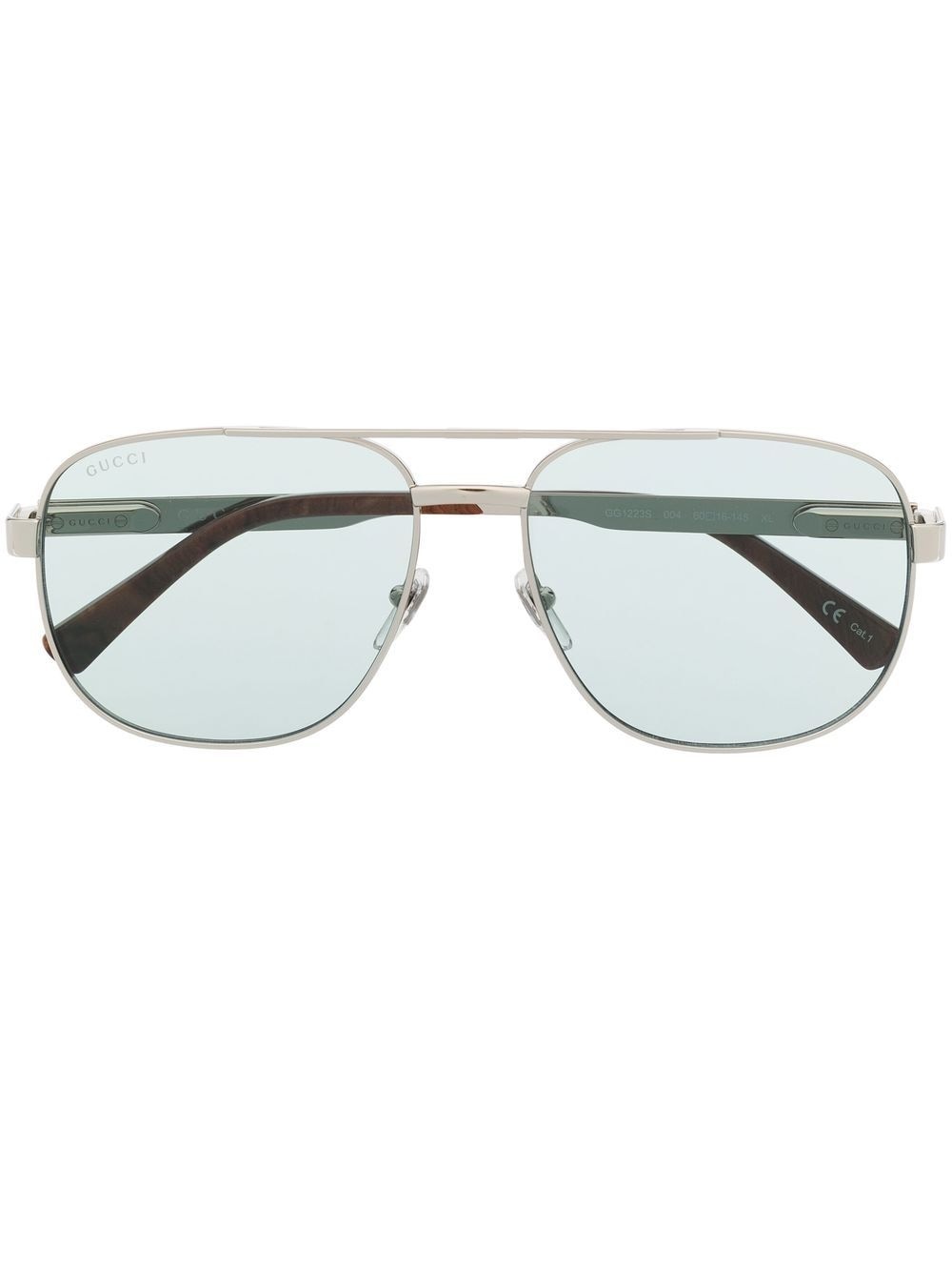 pilot-frame tinted sunglasses - 1