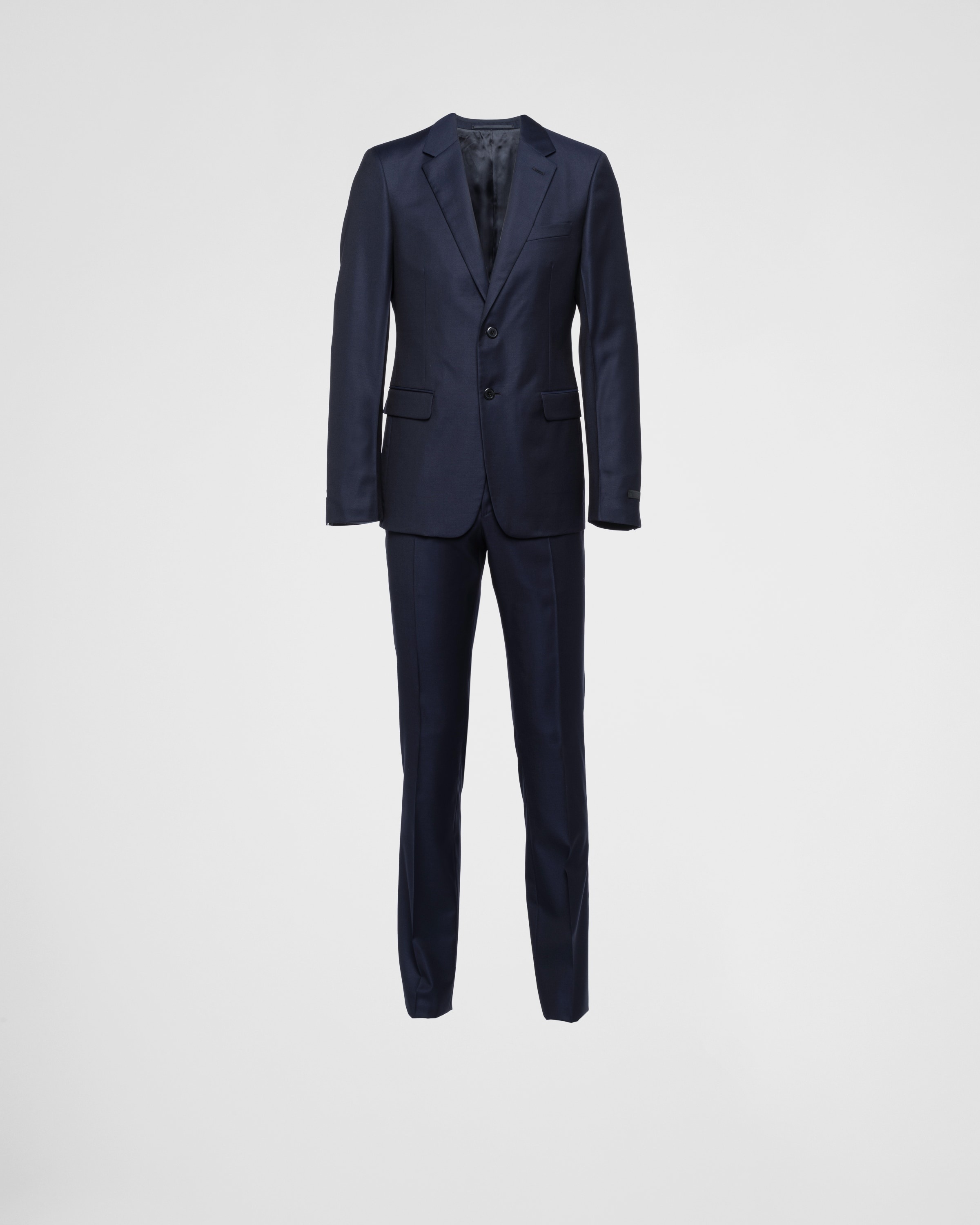 Single-breasted wool suit - 1