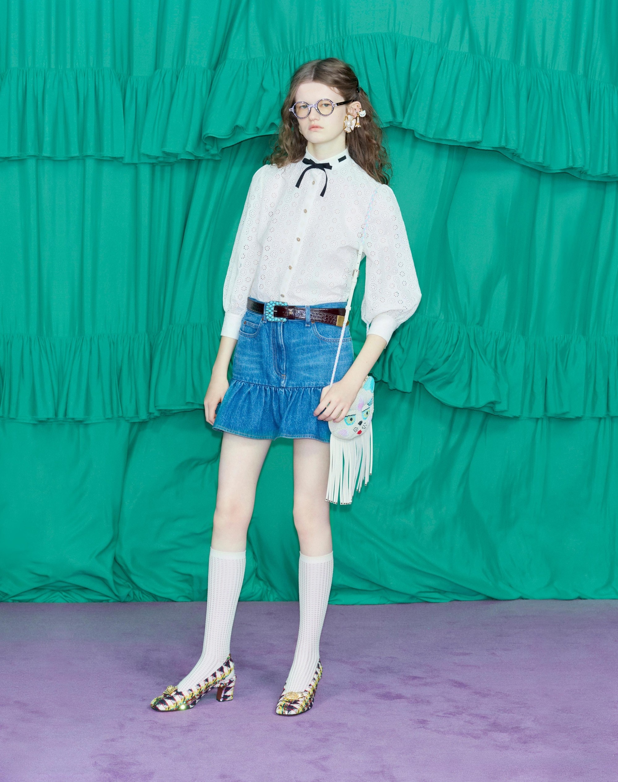 DAISY SANGALLO POLKA DOT SHIRT - 8