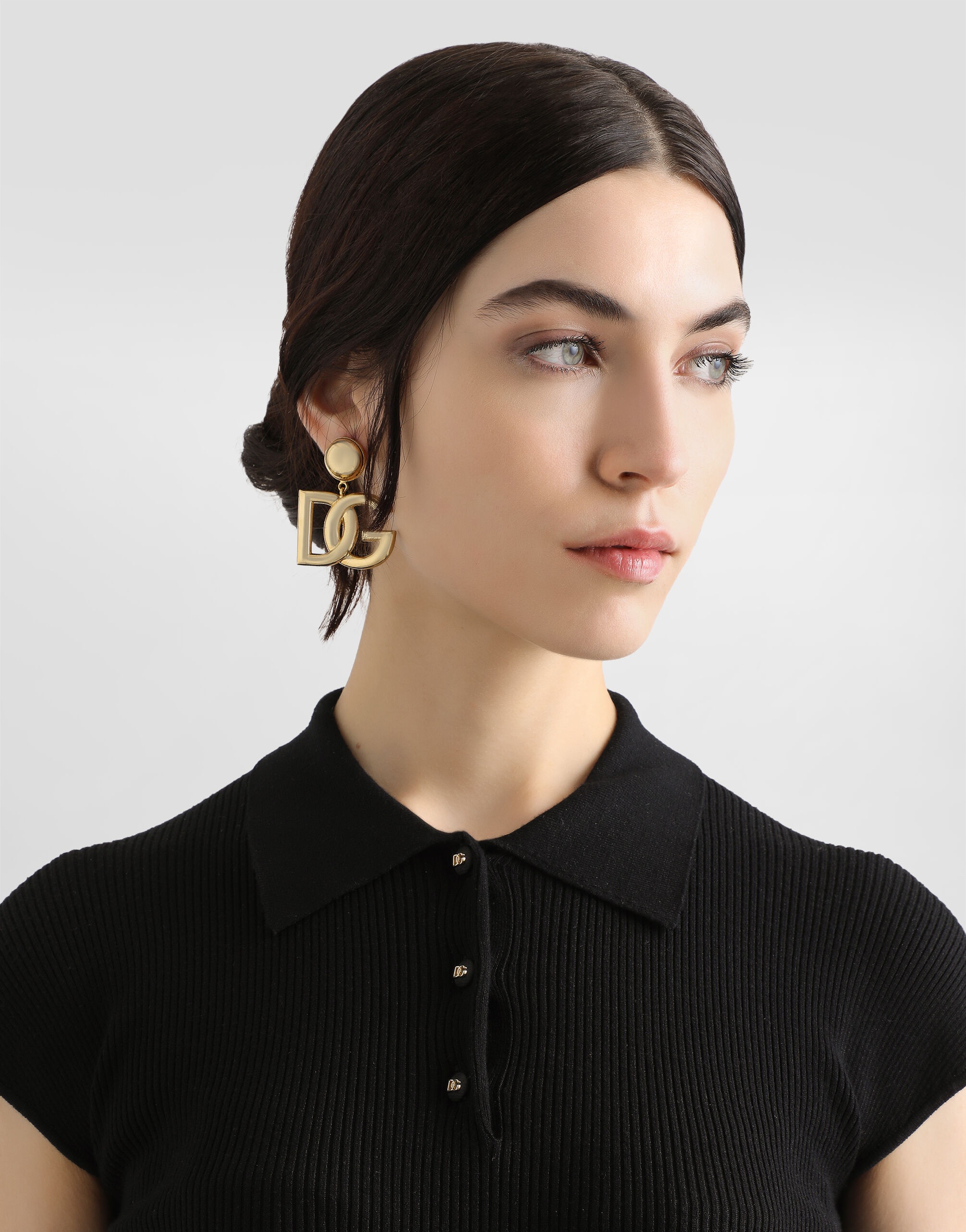 Ribbed viscose polo-shirt - 4