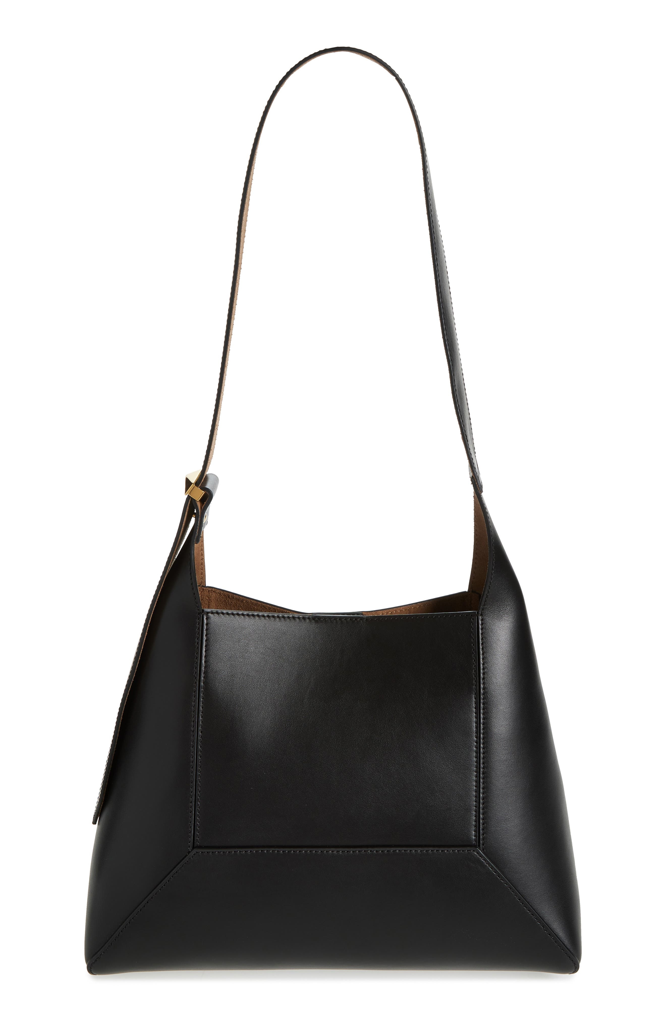 Jimmy Choo Diamond Leather Hobo in Black/Gold at Nordstrom - 4