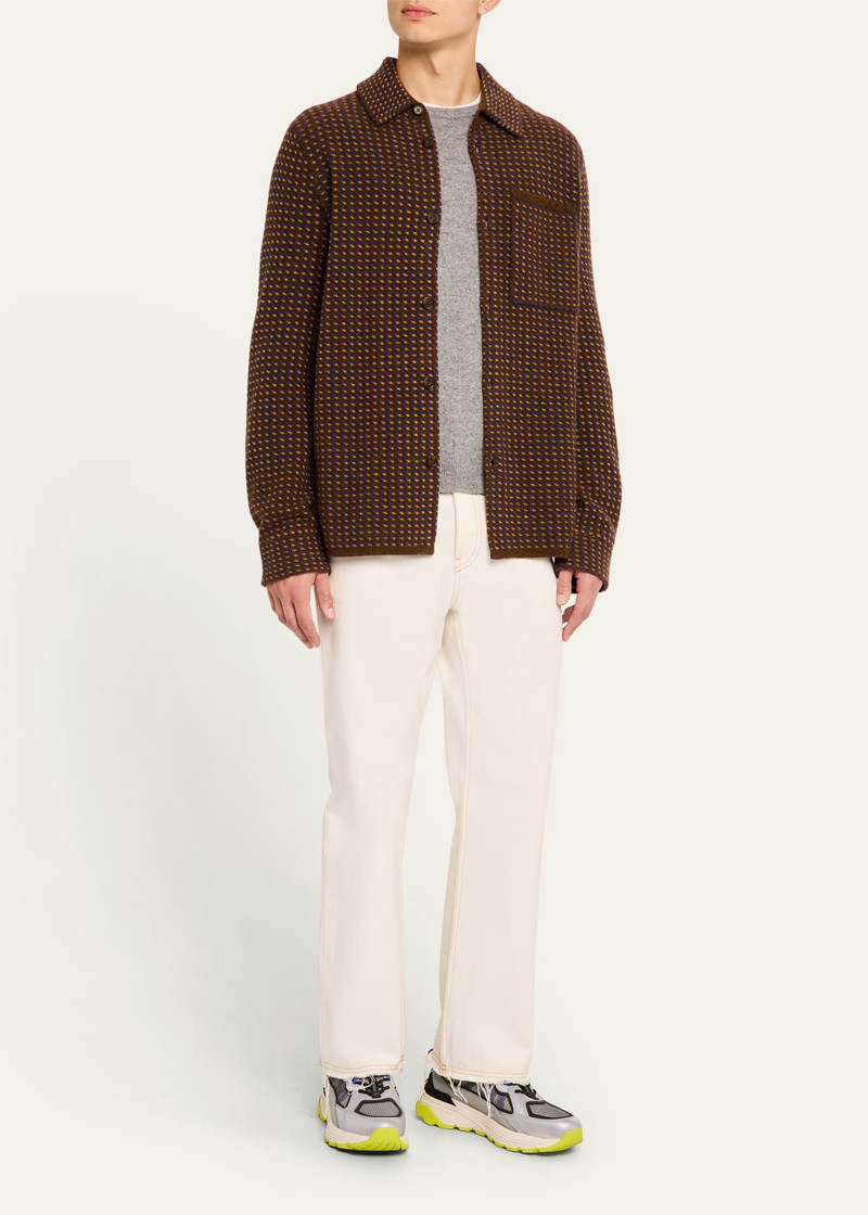 GUEST IN RESIDENCE Men's Cashmere Tweed Work Shirt outlook