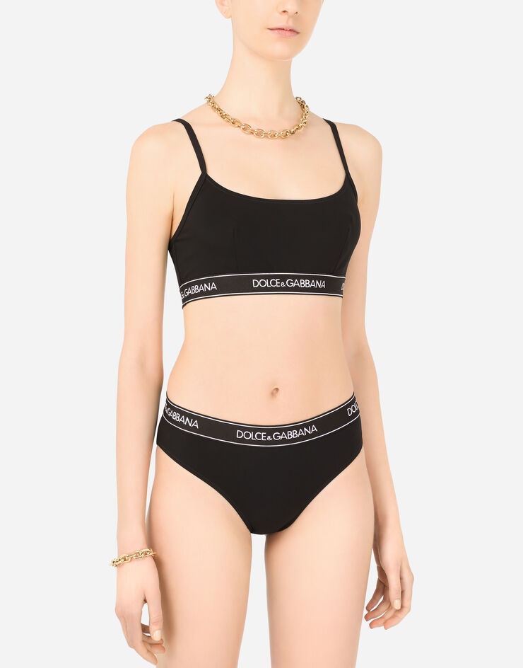 Bikini with branded stretch band - 4