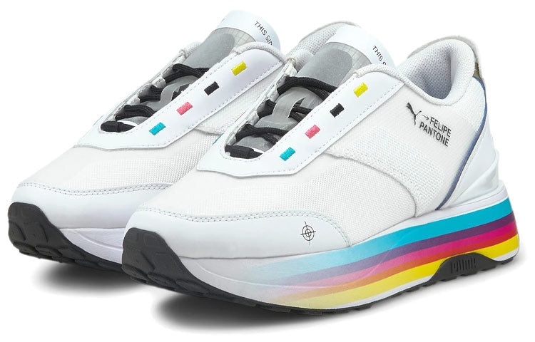 (WMNS) PUMA Felipe Pantone x Cruise Rider 'White' 375638-01 - 3