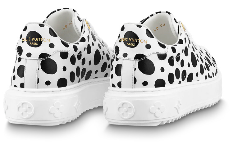 (WMNS) LOUIS VUITTON x YAYOI KUSAMA Sneaker 'White with Black Dots' 1AB9VA - 4