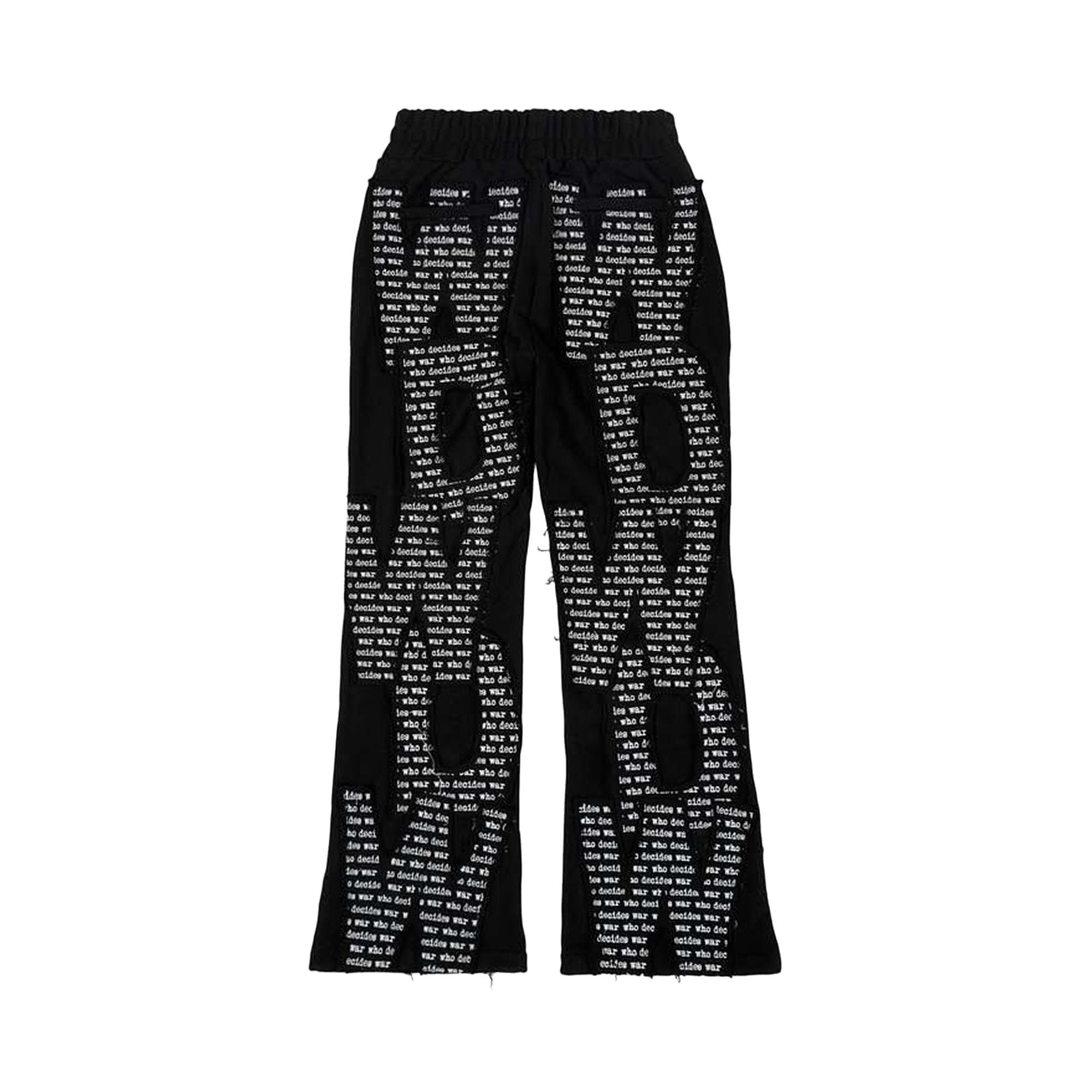 Who Decides War Overlay Sweatpant 'Coal' - 2