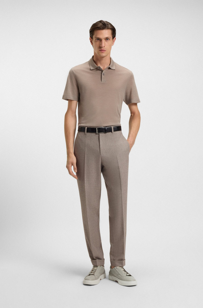 BOSS GARY GRAINED-LEATHER TRAINERS WITH XL EXTRALIGHT® OUTSOLE outlook