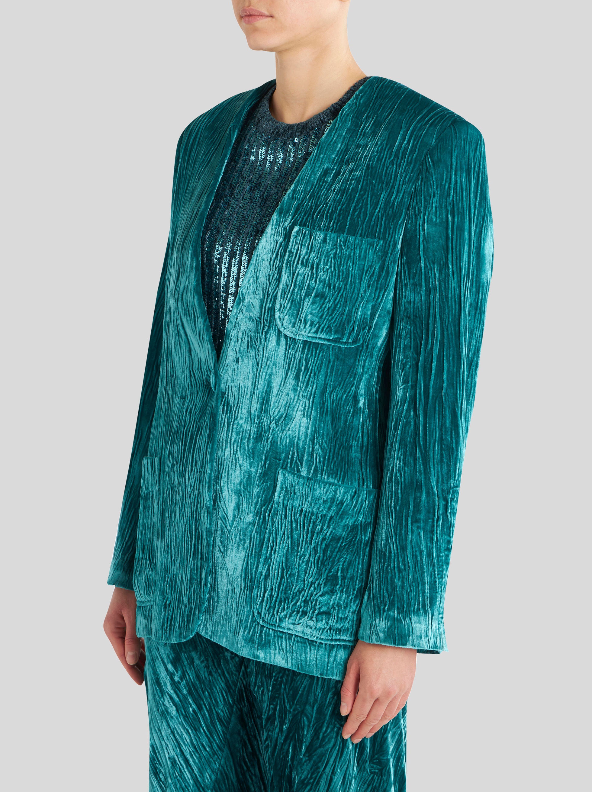 FROISSÉ VELVET JACKET - 2
